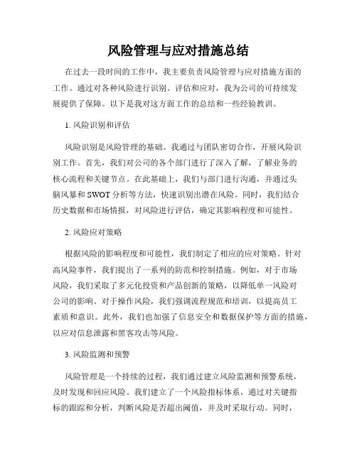 风险管理与应对措施总结