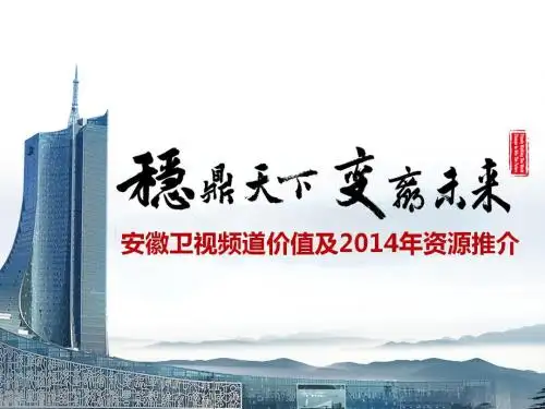 安徽卫视频道价值及2014年资源推介PPT