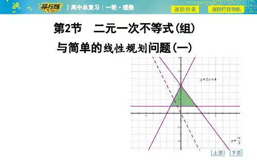 线性规划问题课件公开课(最终版)