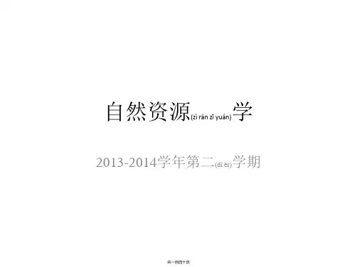 自然资源学