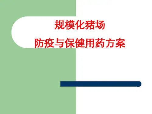 防疫与保健用药方案-44页文档资料
