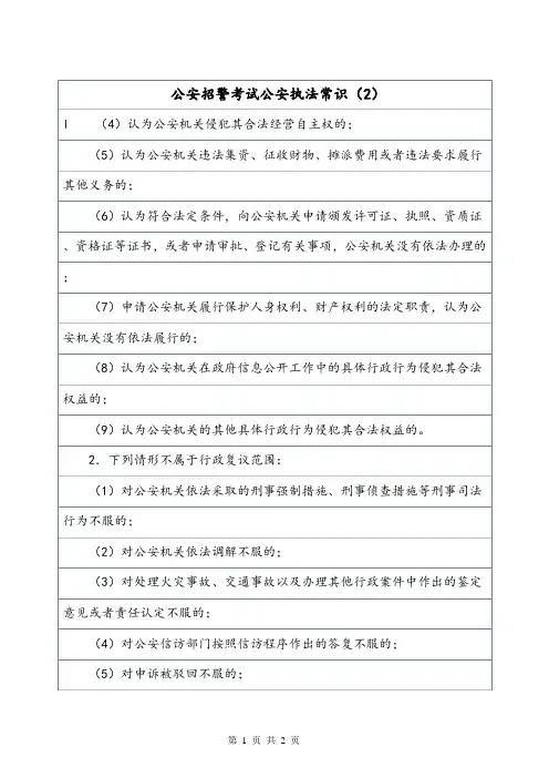 公安招警考试公安执法常识(2)_2.doc