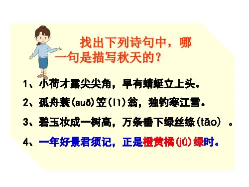 《丰收的秋天》拓展ppt课件
