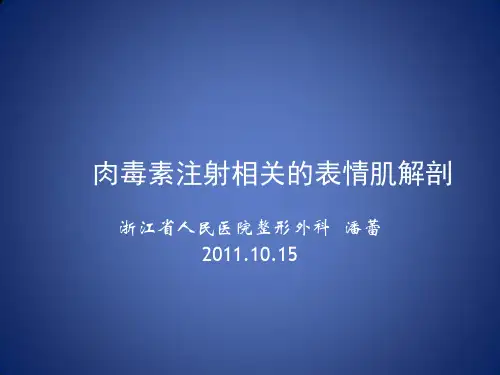 学习班：面部表情肌解剖