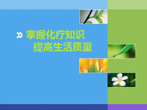 化疗健康教育【31页】