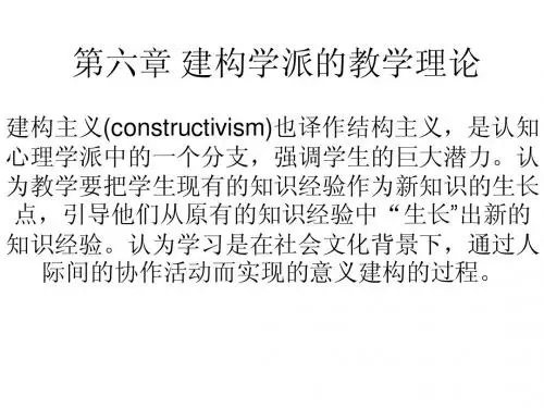 教学论建构主义