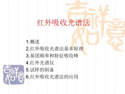 红外吸收光谱法
