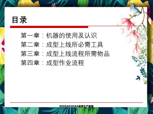NIKEADIDAS成型生产流程