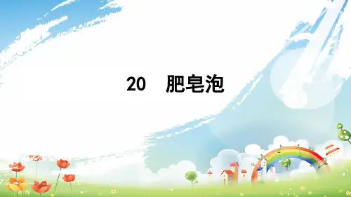 肥皂泡PPT课件