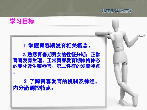 第四章青春期生长发育.