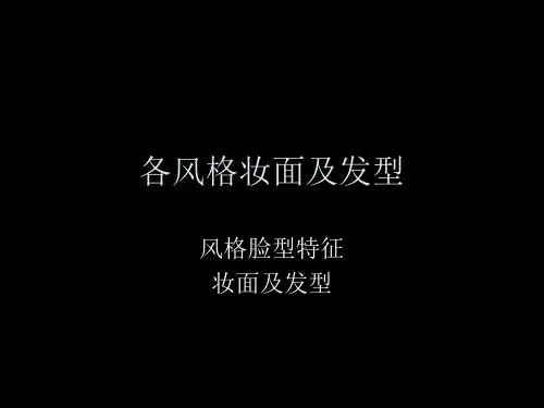 八大风格妆面及发型123