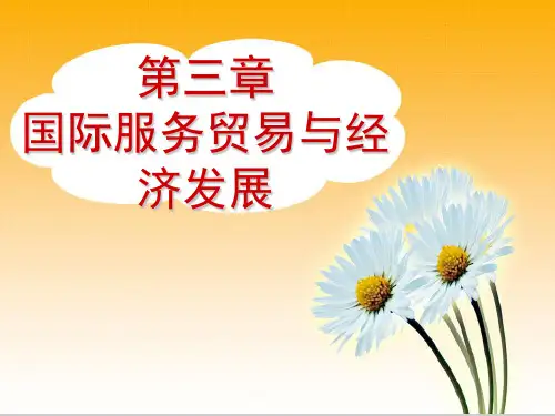 国际服务贸易与经济发展ppt课件