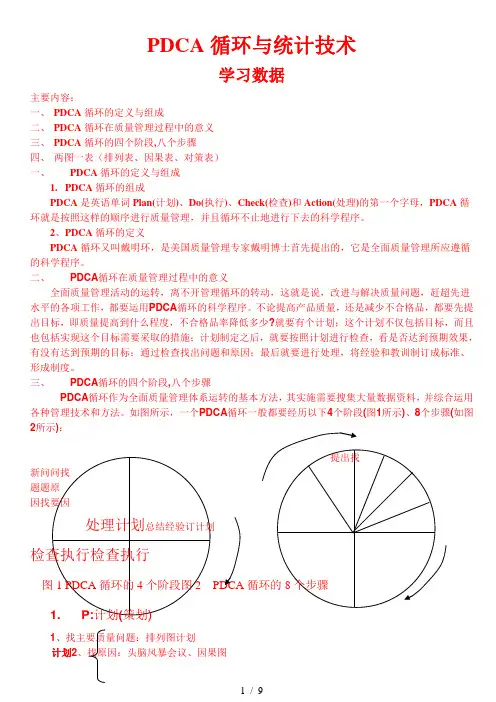整理好的排列图因果图对策表