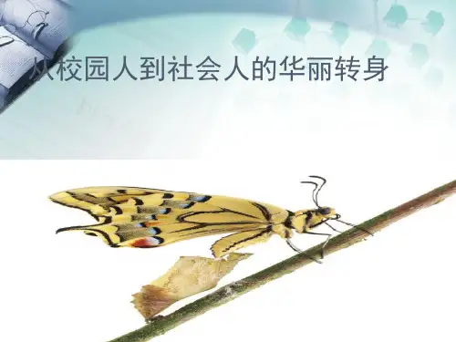 从校园人到职业人精品PPT课件