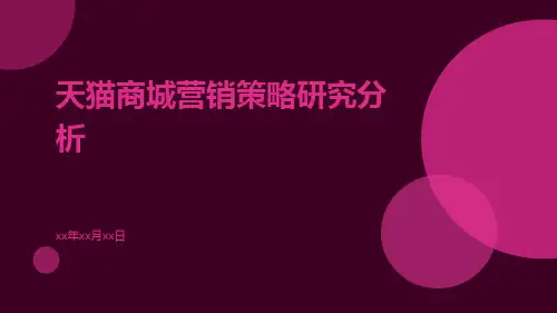 天猫商城营销策略研究分析