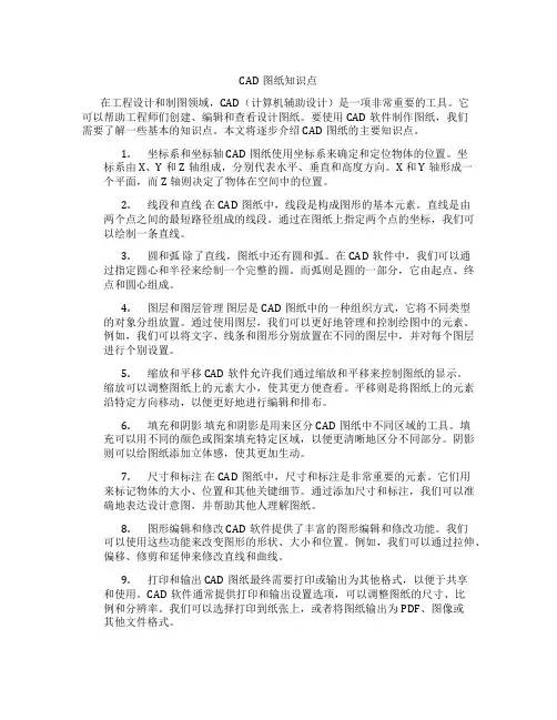 cad图纸知识点
