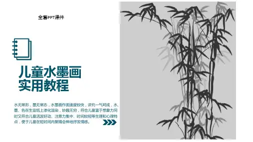 儿童水墨画实用教程(学前教育专业)全套PPT完整教学课件