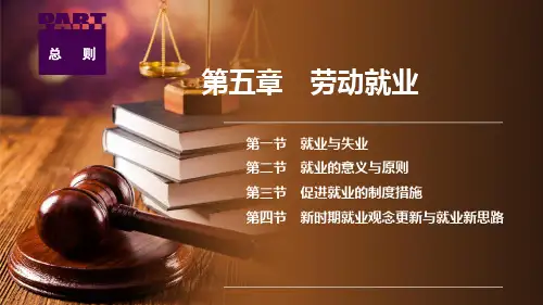 人民大2024劳动法(第二版) 教学课件第五章 劳动就业