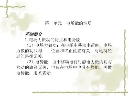 (27)  电场能的性质