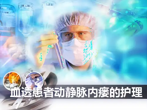 血透患者动静脉内瘘的护理 PPT