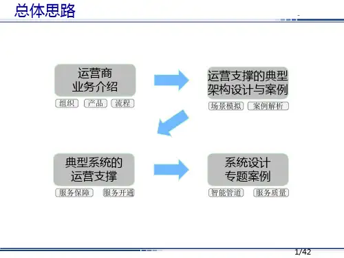 运营商组织架构和业务介绍(PPT 42页)