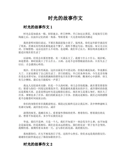 时光的故事作文