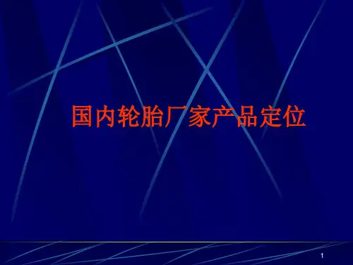 轮胎的定位信息PPT课件