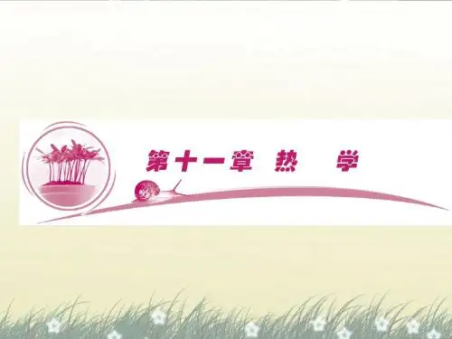 高考物理总复习 第11章 1讲 分子动理论 内能课件 新人教版