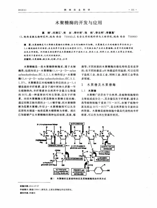 木聚糖酶的开发与应用