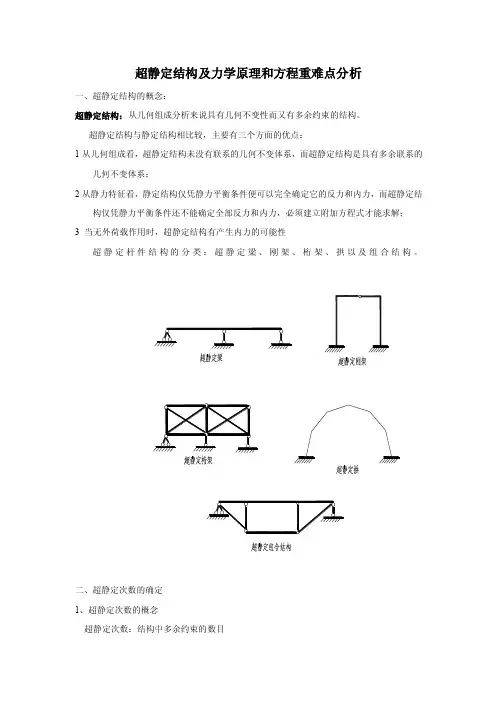 超静定结构及力学原理和方程重难点分析