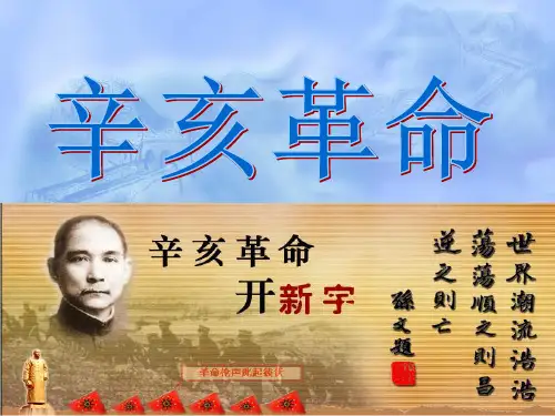 中国近代史辛亥革命PPT-