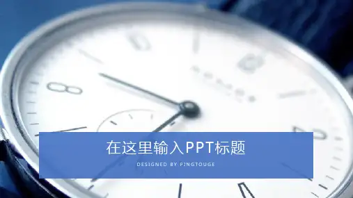经典高级唯美矢量静态小清新工作报告ppt模板
