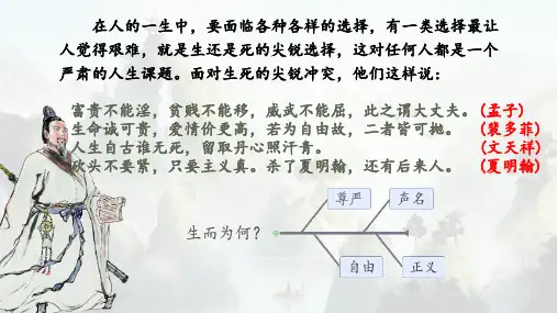 《鱼我所欲也》ppt课件
