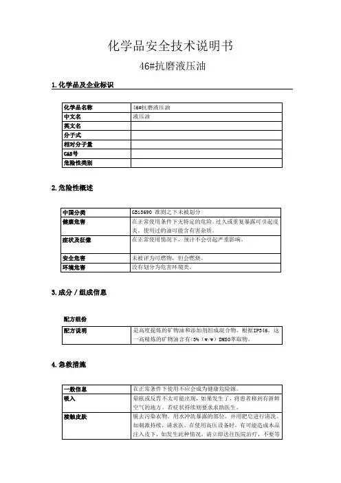 46_抗磨液压油