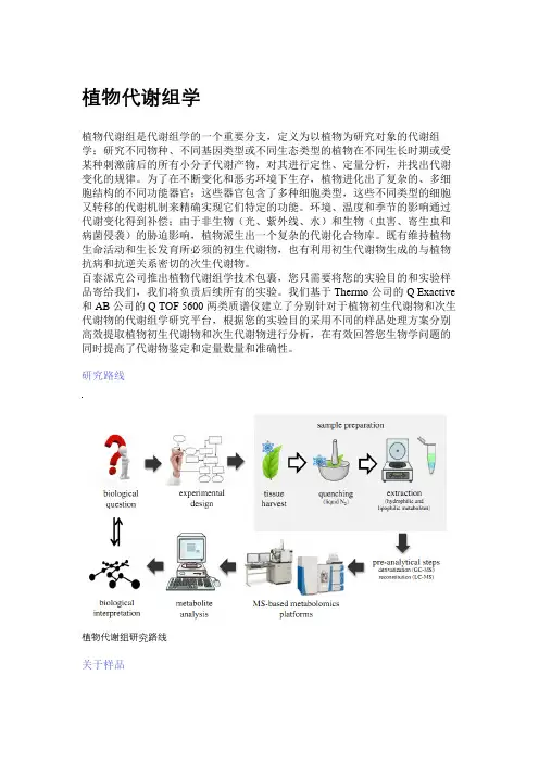 植物代谢组学