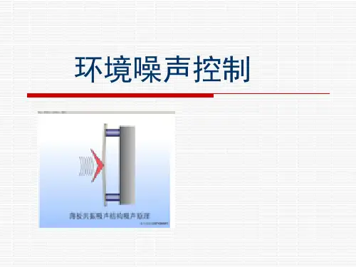 第十二章噪声污染控制