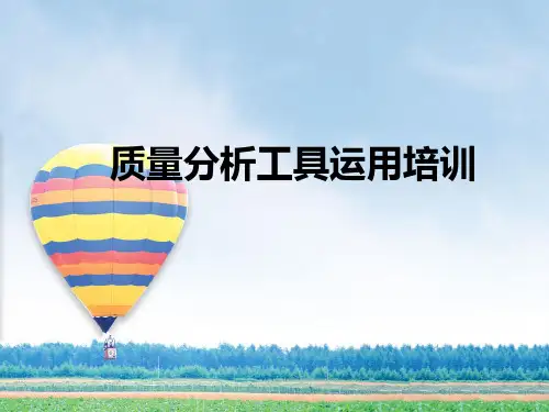 质量分析多种工具运用培训