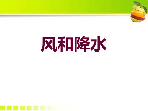 浙教版八年级上册科学24风和降水(第1课时)(31张PPT)