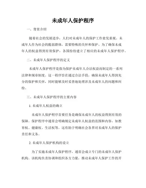未成年人保护程序