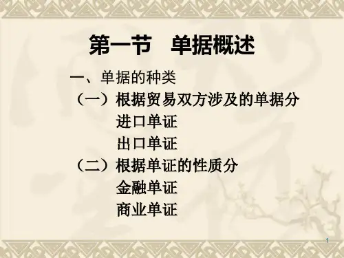 15国际结算中的单据1