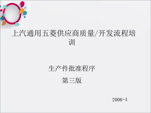 供应商质量开发培训