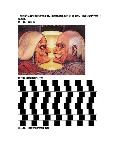 世界24大视觉奇图(超神奇)