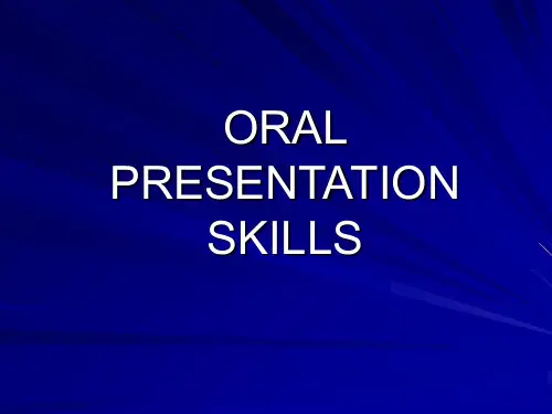 学术会议Oral-Presentation-Skills
