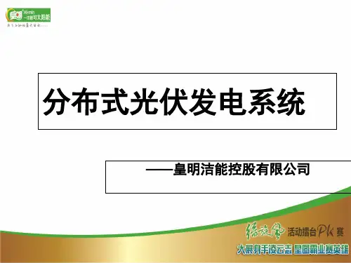 分布式光伏发电 ppt课件