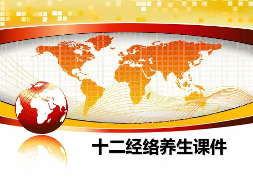 最新十二经络养生课件课件ppt
