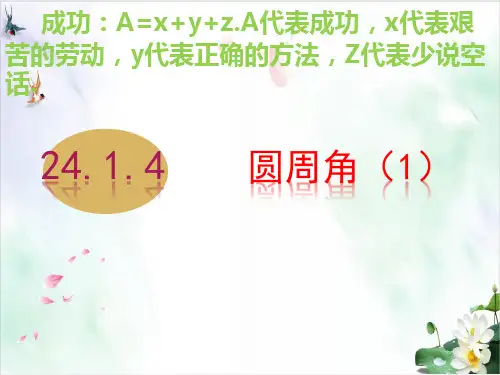 《圆周角》PPT人教版1