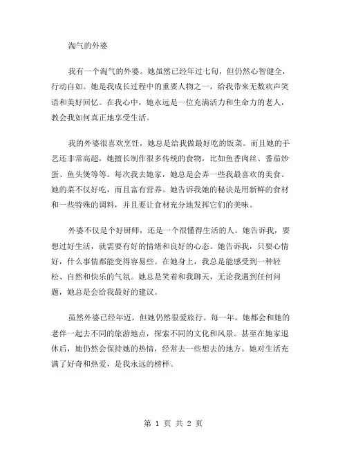 淘气的外婆作文范文