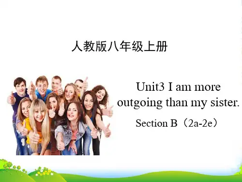 人教版八年级上册英语Unit3_SectionB(2a2e)名师课件(共15张PPT)