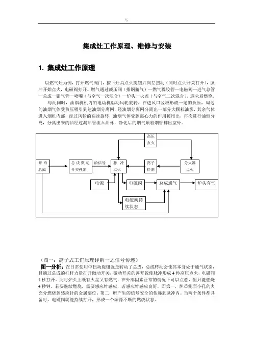 集成灶基础学习知识原理维修安装
