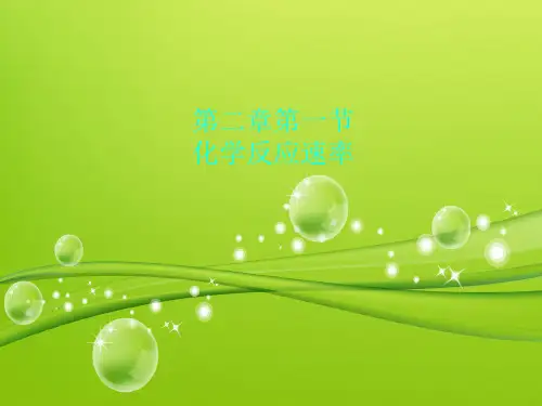 人教版化学《化学反应速率》课件ppt